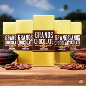 Granos Chocolate 100% Cacao Fino de Aroma  (Pack x3)